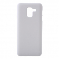 Gumírozott tok Samsung Galaxy J6 (2018) - fehér