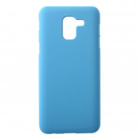 Gumírozott tok Samsung Galaxy J6 (2018) - kék