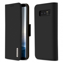 Dux Ducis Wish flip cover tok Samsung Galaxy Note 8 - fekete