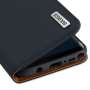 Dux Ducis Wish flip cover tok Samsung Galaxy Note 8 - sötétkék
