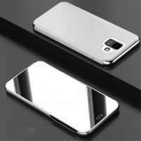 Tükrös fémezett tok Samsung Galaxy A6 (2018) - ezüst