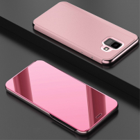 Tükrös fémezett tok Samsung Galaxy A6 (2018) - rózsaszín-arany