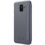 Nillkin Sparkle flip cover tok Samsung Galaxy A6 (2018) - fekete