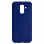 Szilikon tok Samsung Galaxy A6 Plus (2018) - sötétkék