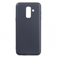 X-Level műanyag matt tok Samsung Galaxy A6 Plus (2018) - fekete