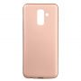 X-Level műanyag matt tok Samsung Galaxy A6 Plus (2018) - arany