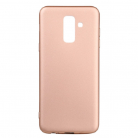 X-Level műanyag matt tok Samsung Galaxy A6 Plus (2018) - arany