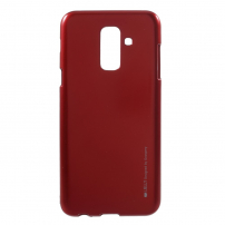 Goospery Jelly műanyag tok Samsung Galaxy A6 Plus (2018) - piros