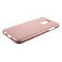 Goospery Jelly műanyag tok Samsung Galaxy A6 Plus (2018) - rózsaszín-arany
