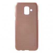 Goospery Jelly műanyag tok Samsung Galaxy A6 (2018) - rózsaszín-arany