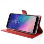 Goospery Blue Moon flip cover tok Samsung Galaxy A6 Plus (2018) - piros