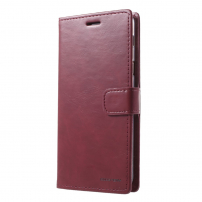 Goospery Blue Moon flip cover tok Samsung Galaxy A6 Plus (2018) - borvörös
