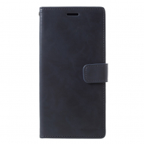 Goospery Blue Moon flip cover tok Samsung Galaxy A6 Plus (2018) - sötétkék