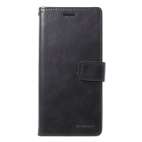Goospery Blue Moon flip cover tok Samsung Galaxy A6 (2018) - fekete