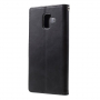Goospery Blue Moon flip cover tok Samsung Galaxy A6 (2018) - fekete