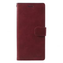Goospery Blue Moon flip cover tok Samsung Galaxy A6 (2018) - borvörös