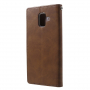 Goospery Blue Moon flip cover tok Samsung Galaxy A6 (2018) - barna