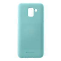 Goospery Matte műanyag tok Samsung Galaxy J6 (2018) - türkizkék