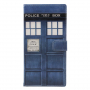 Flip cover tok TARDIS Samsung Galaxy J3 (2018) - kék