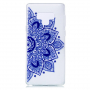 Műanyag tok - kék mandala - Samsung Galaxy Note 9 - transzparens