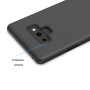 Tükrös fémezett tok Samsung Galaxy Note 9 - fekete