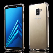 Ütésálló tok Samsung Galaxy A8 Plus (2018) - transzparens