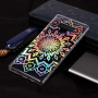 Műanyag tok - holo vizirózsa - Samsung Galaxy Note 9 - transzparens