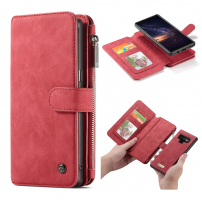 Caseme 2 az egyben pénztárcás tok Samsung Galaxy Note 9 - piros