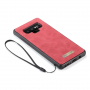 Caseme 2 az egyben pénztárcás tok Samsung Galaxy Note 9 - piros