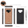 Caseme 2 az egyben pénztárcás tok Samsung Galaxy Note 9 - barna