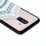 Műanyag dombornyomott tok - vizirózsa - Samsung Galaxy A6 Plus (2018) - átlátszó