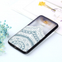 Műanyag dombornyomott tok - vizirózsa - Samsung Galaxy A6 Plus (2018) - átlátszó