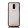 Műanyag dombornyomott tok - mandala - Samsung Galaxy A6 Plus (2018) - átlátszó