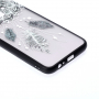 Műanyag dombornyomott tok - állomfogó- Samsung Galaxy A6 (2018) - átlátszó