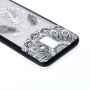 Műanyag dombornyomott tok - állomfogó- Samsung Galaxy A6 (2018) - átlátszó