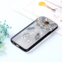 Műanyag dombornyomott tok - állomfogó- Samsung Galaxy A6 (2018) - átlátszó