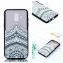 Műanyag dombornyomott tok - vizirózsa - Samsung Galaxy A6 (2018) - átlátszó