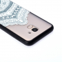 Műanyag dombornyomott tok - vizirózsa - Samsung Galaxy J6 (2018) - transzparens