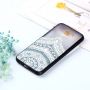 Műanyag dombornyomott tok - vizirózsa - Samsung Galaxy J6 (2018) - transzparens