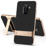 Elegance műanyag tok állvánnyal Samsung Galaxy A6 Plus (2018) - arany