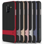 Elegance műanyag tok állvánnyal Samsung Galaxy A6 Plus (2018) - arany