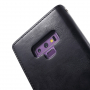 Goospery Mansoor pénztárcás tok Samsung Galaxy Note 9 - fekete