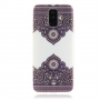 Műanyag tok - szimetrikus minta - Samsung Galaxy A6 Plus (2018) - fehér