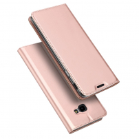 Dux Ducis Skin Pro flip cover tok Samsung Galaxy J4 Plus - rózsaszín-arany