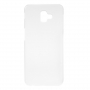 Gumírozott tok Samsung Galaxy J6 Plus - transzparens