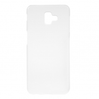 Gumírozott tok Samsung Galaxy J6 Plus - transzparens