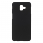 Gumírozott tok Samsung Galaxy J6 Plus - fekete