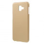 Gumírozott tok Samsung Galaxy J6 Plus - arany