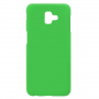 Gumírozott tok Samsung Galaxy J6 Plus - zöld