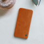 Nillkin Qin bőr flip cover tok Samsung Galaxy J4 Plus - barna